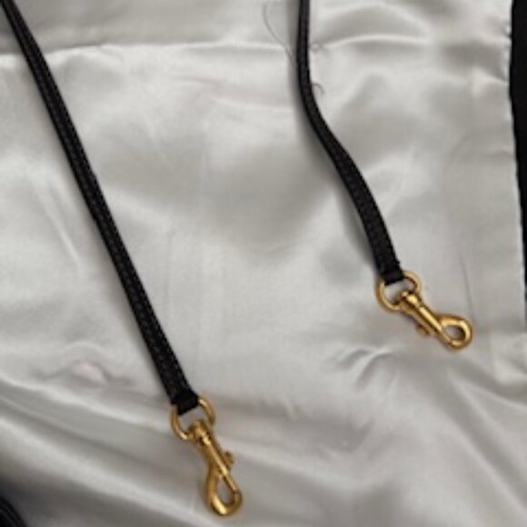 Chloé Mini Marcie Double Carry – Black Leather – Crossbody/Top Handle - Picture 6 of 8